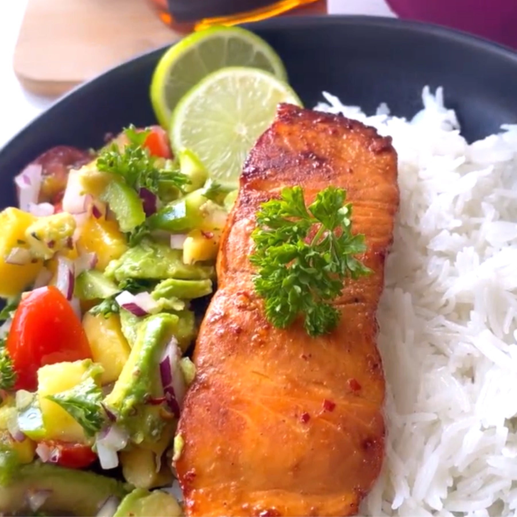 Sticky & Sweet Salmon – Hilltop Honey