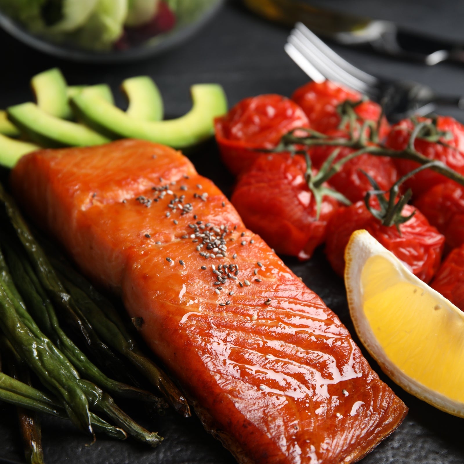 Air Fryer Chilli Salmon Hilltop Honey