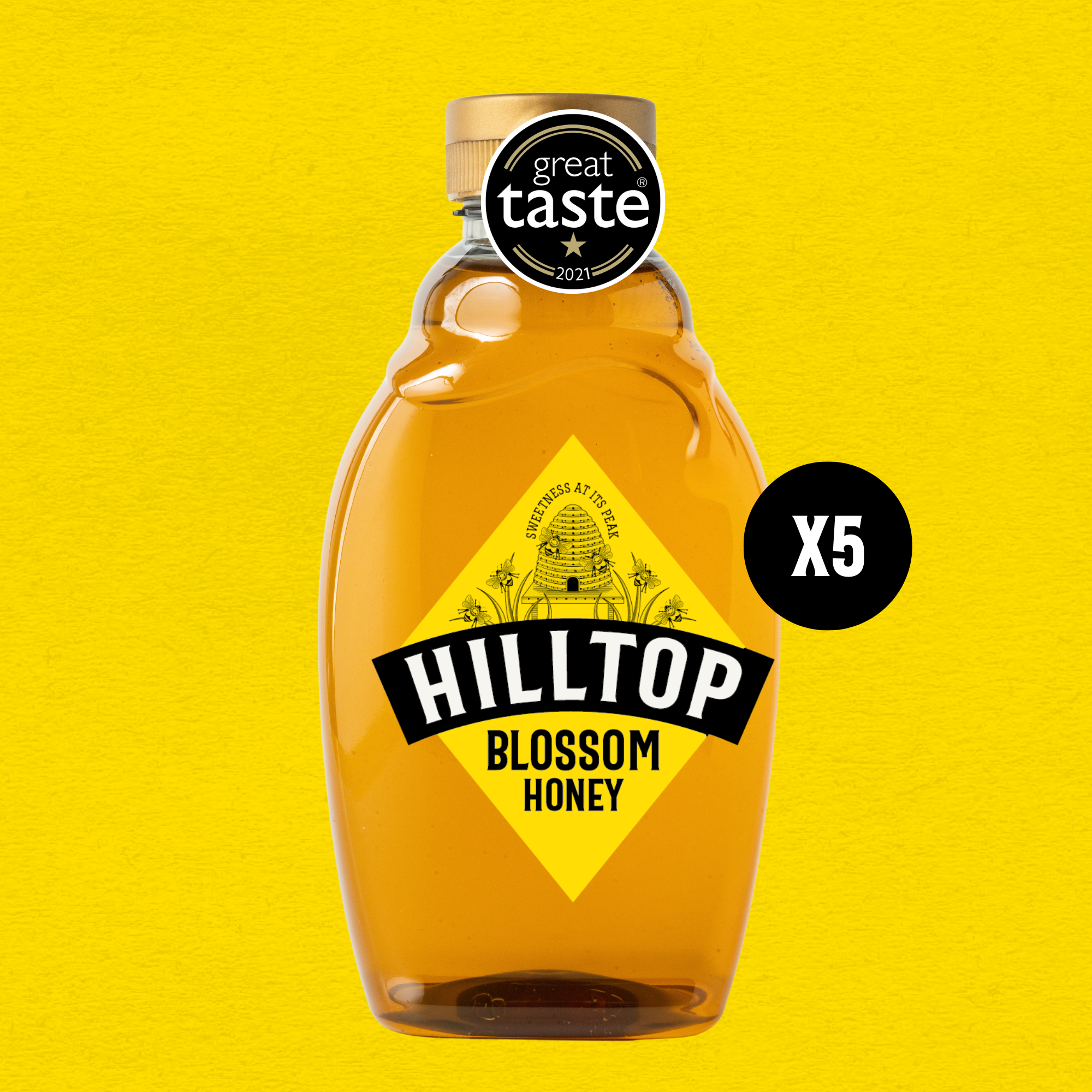 Blossom Honey, Big Squeezy Saver Pack 720g x 5