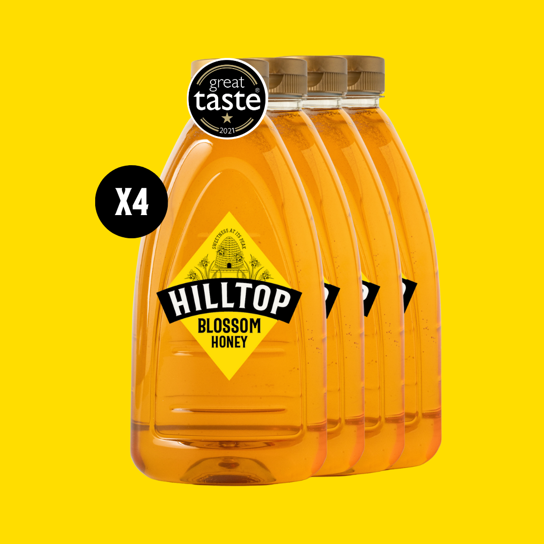 Blossom Honey, Big Squeezy Saver Pack 1.36kg x 4