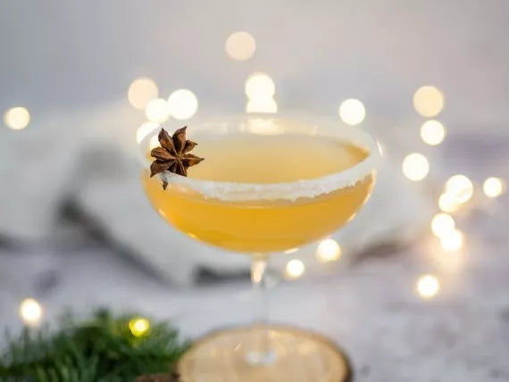 Lavender Honey Sidecar Cocktail