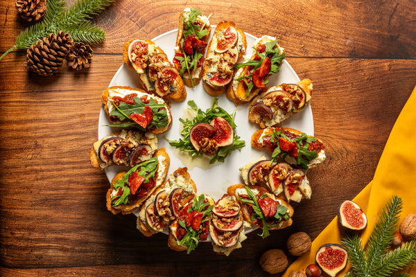 Canapé wreath