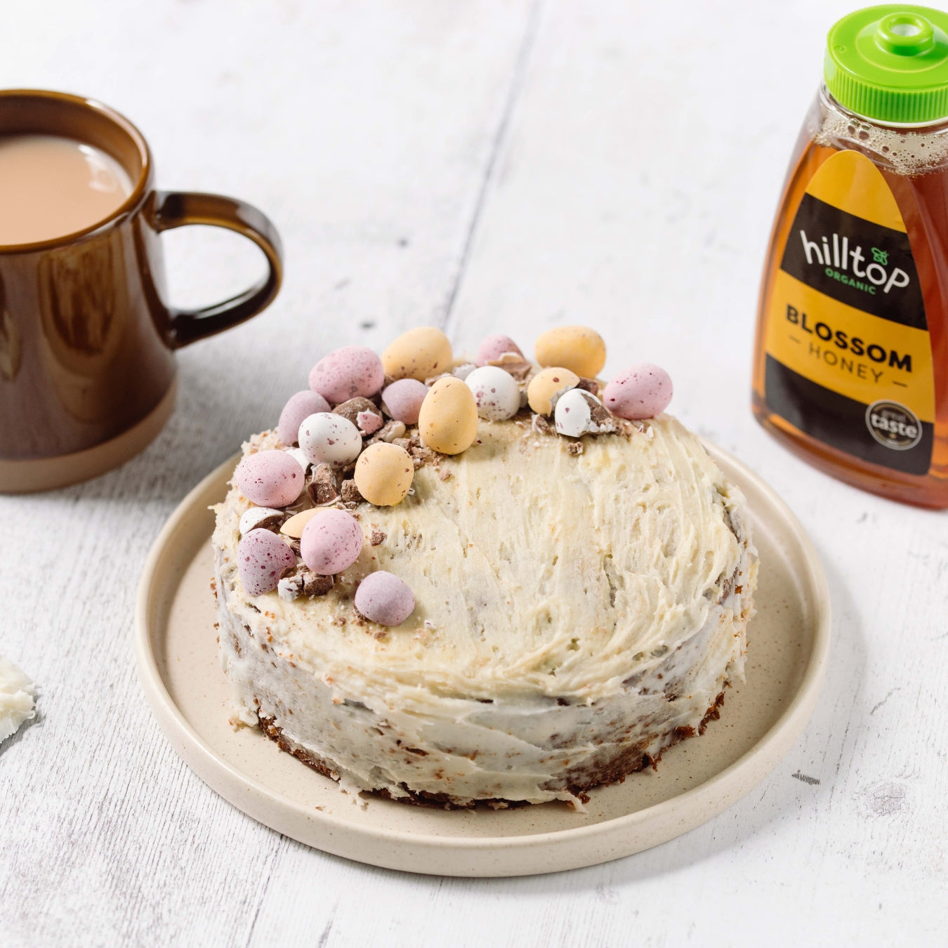 Easter Carrot Cake With Lemon & Honey Buttercream