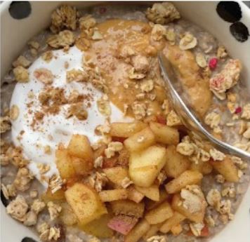 Apple & Blueberry Overnight Oats