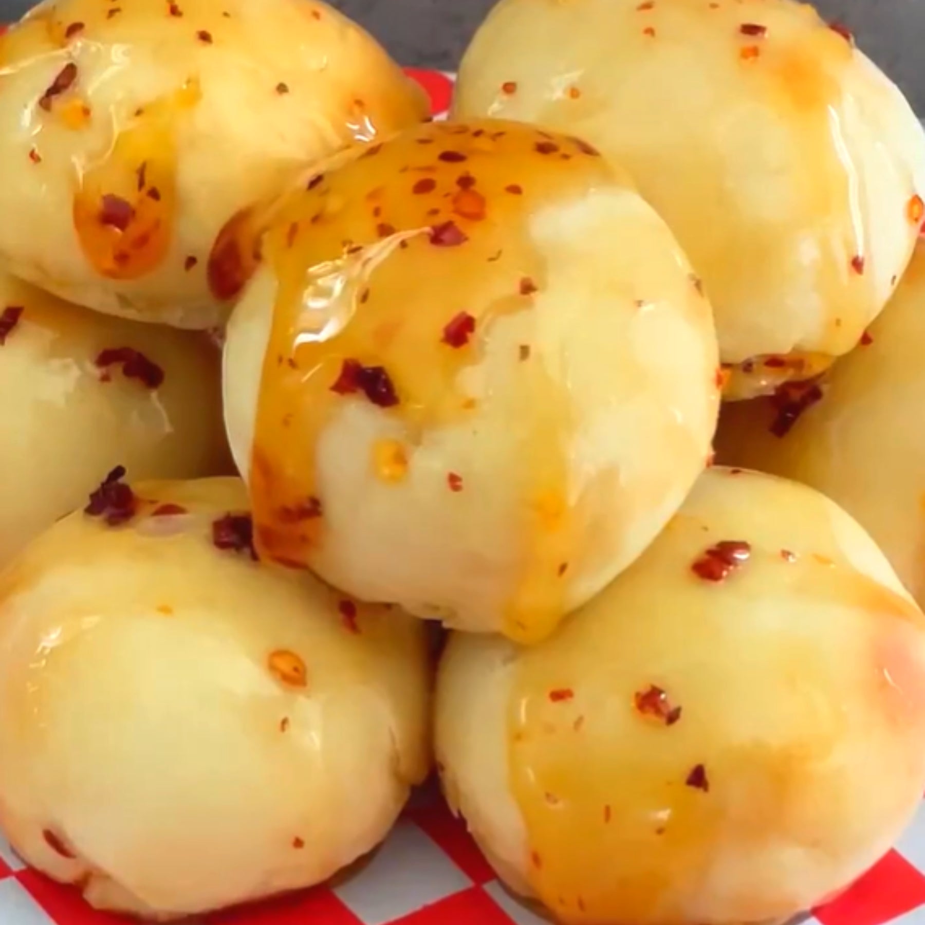 Hot Honey Dough Balls