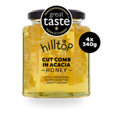 Cut Comb in Acacia Honey Saver pack 340g x 4