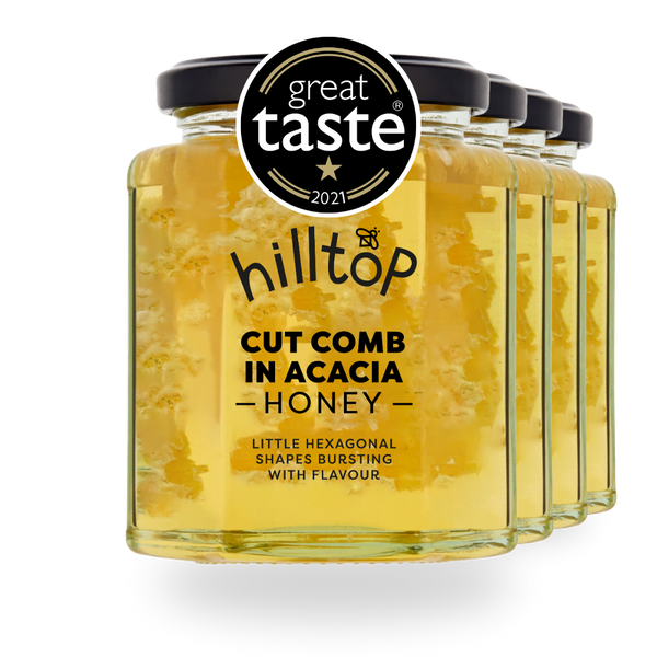 Cut Comb in Acacia Honey Saver pack 340g x 4