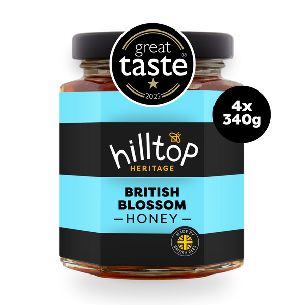 British Blossom Honey Saver Pack 340g x 4